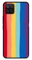 Rainbow MultiColor Metal Mobile Case for Samsung Galaxy M12   (Design No -03)