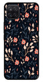 Floral Pattern Metal Mobile Case for Samsung Galaxy M12   (Design No -10)