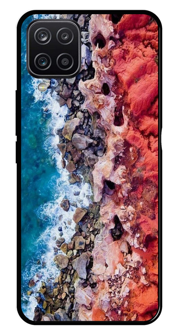 Sea Shore Metal Mobile Case for Samsung Galaxy M12   (Design No -18)
