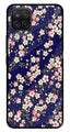 Flower Design Metal Mobile Case for Samsung Galaxy M12   (Design No -25)