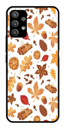 Autumn Leaf Metal Mobile Case for Samsung Galaxy M32 5G