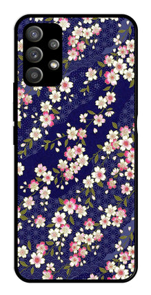 Flower Design Metal Mobile Case for Samsung Galaxy M32 5G