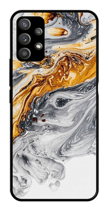 Marble Pattern Metal Mobile Case for Samsung Galaxy M32 5G