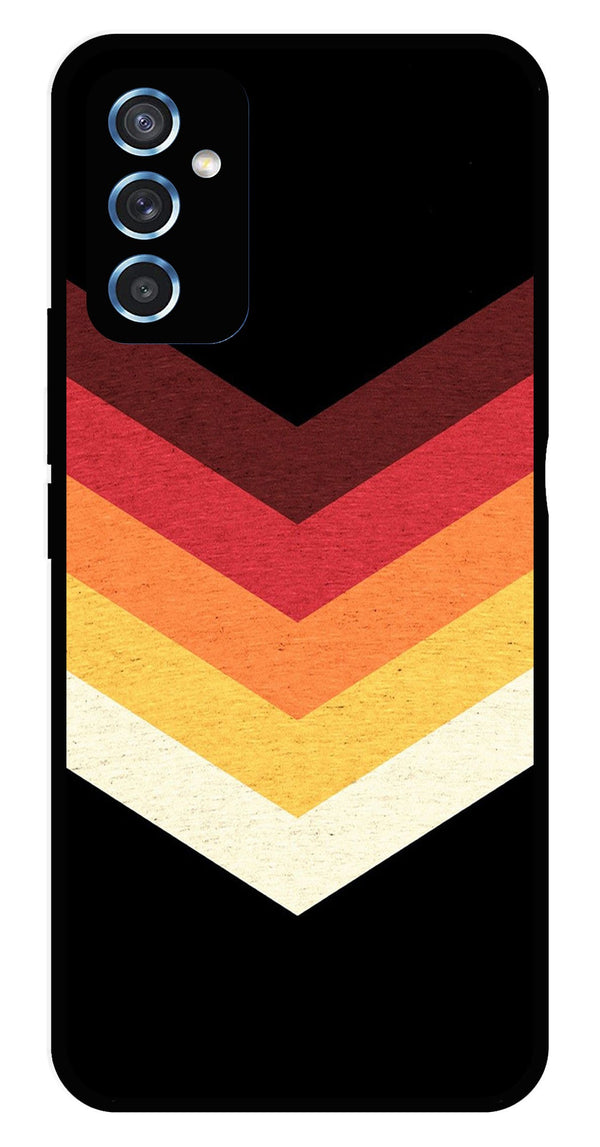 MultiColor Arrow Metal Mobile Case for Samsung Galaxy M52 5G   (Design No -04)