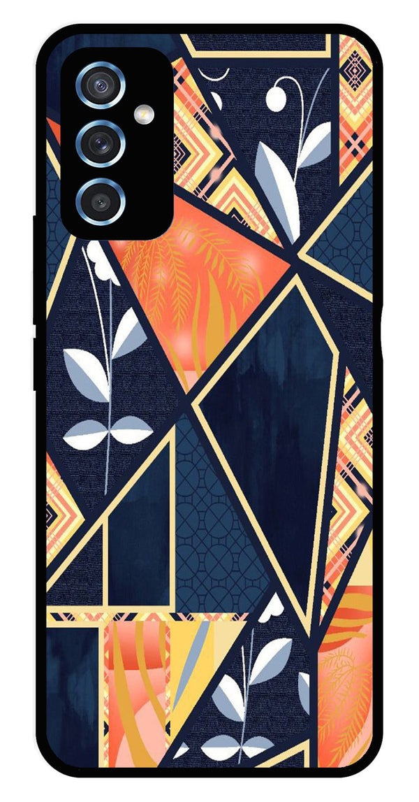 Marble Design Metal Mobile Case for Samsung Galaxy M52 5G   (Design No -07)