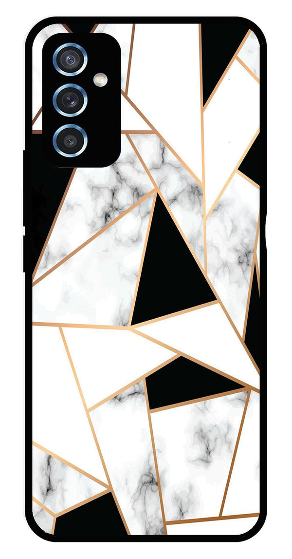 Marble Design2 Metal Mobile Case for Samsung Galaxy M52 5G   (Design No -08)