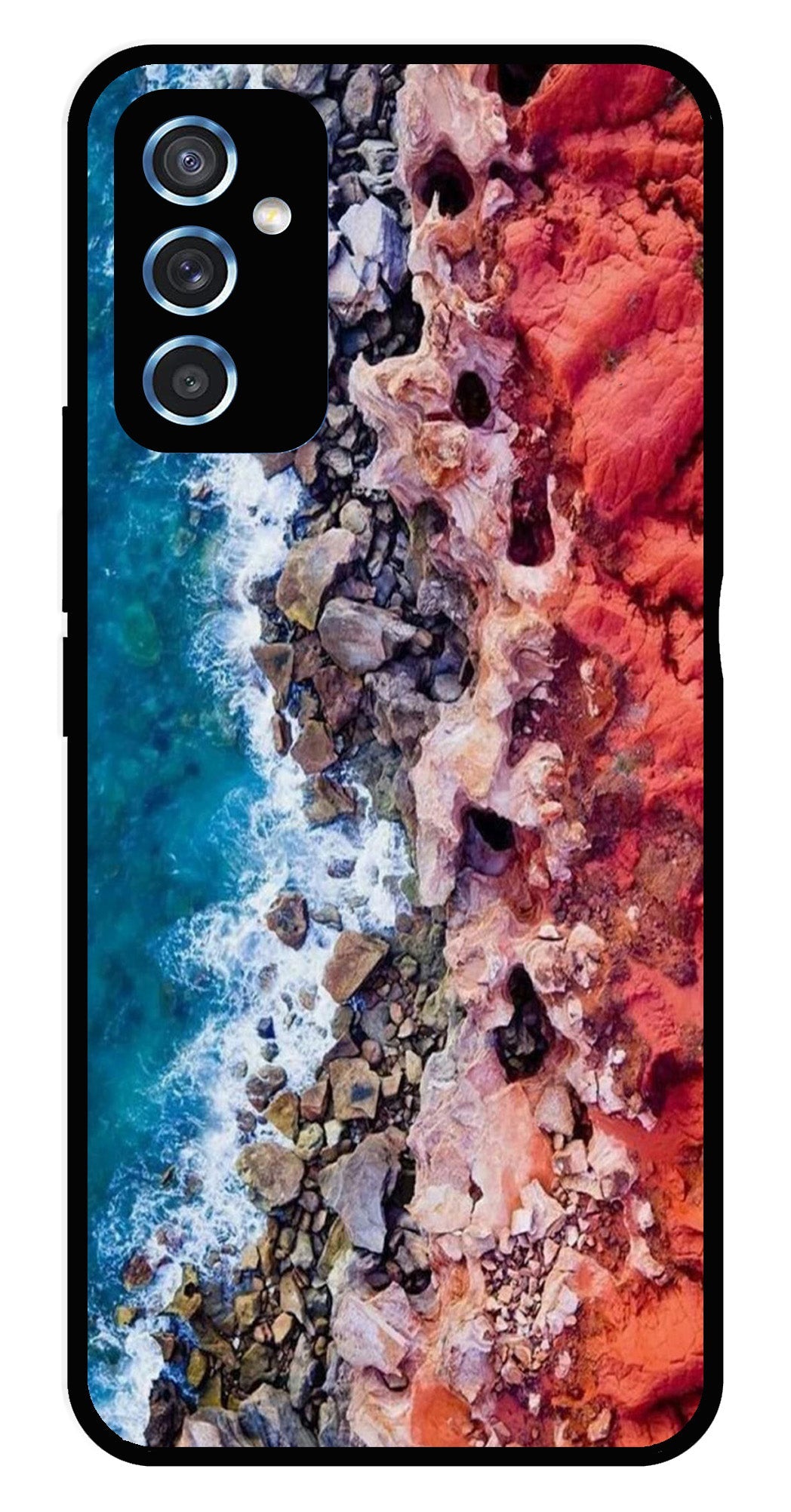 Sea Shore Metal Mobile Case for Samsung Galaxy M52 5G   (Design No -18)