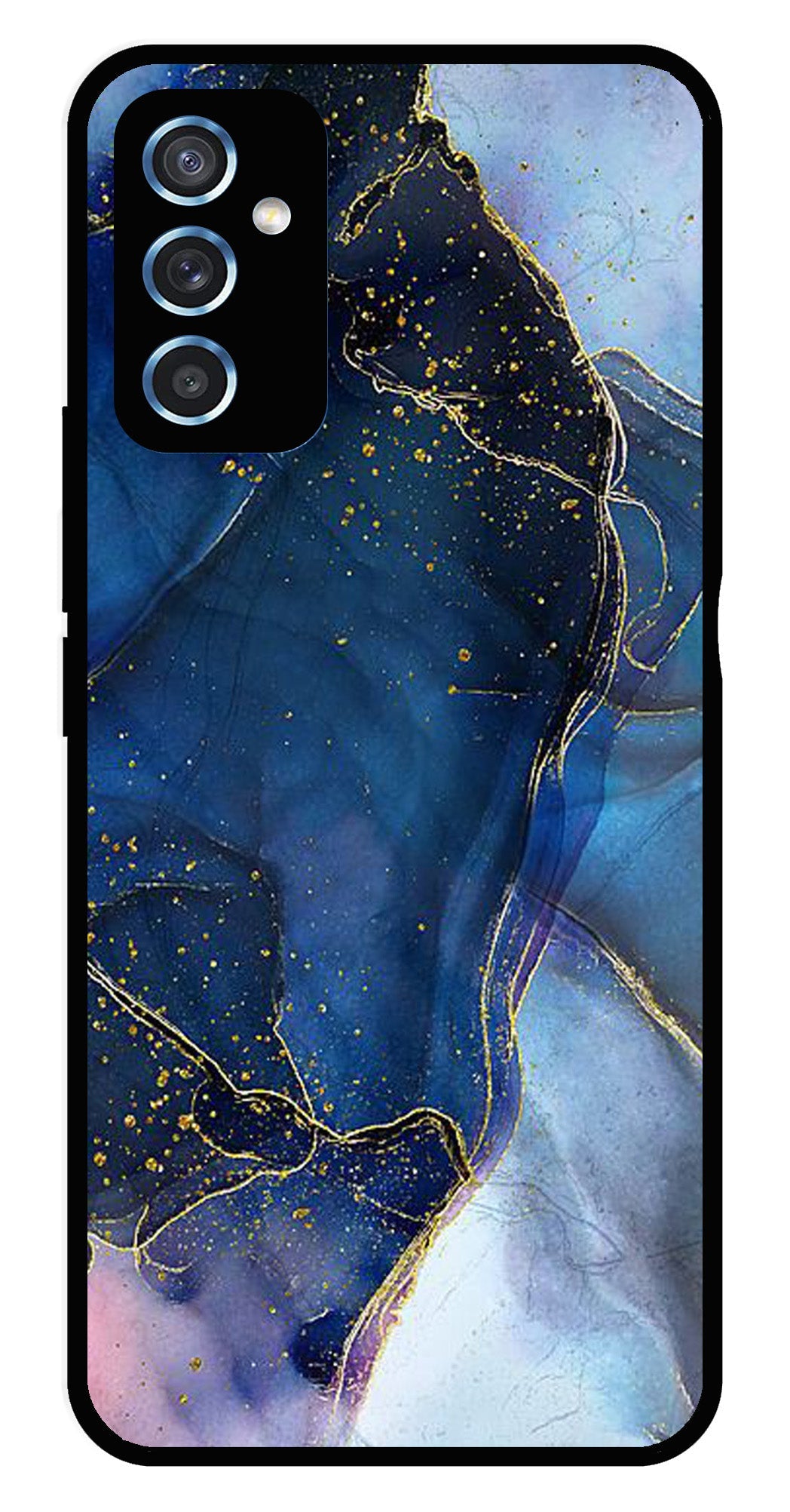 Blue Marble Metal Mobile Case for Samsung Galaxy M52 5G   (Design No -34)