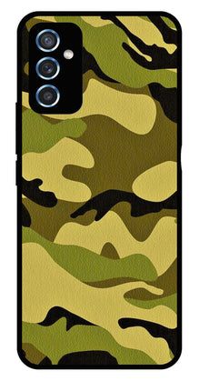 Army Pattern Metal Mobile Case for Samsung Galaxy M52 5G