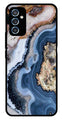 Marble Design Metal Mobile Case for Samsung Galaxy M52 5G   (Design No -53)