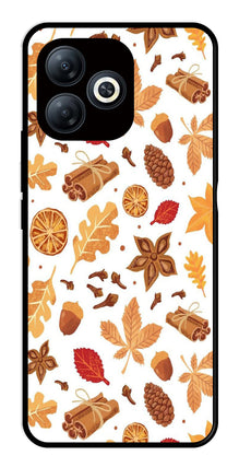 Autumn Leaf Metal Mobile Case for Infinix Smart 8