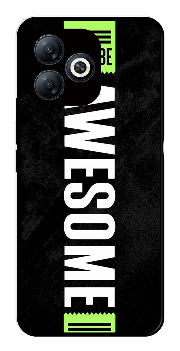Awesome Metal Mobile Case for Infinix Smart 8   (Design No -33)