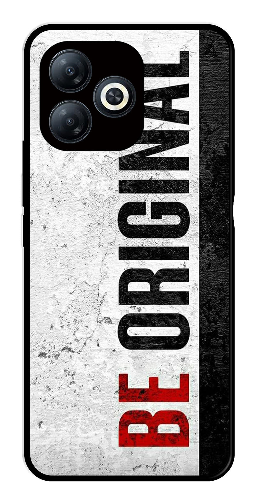 Be Original Metal Mobile Case for Tecno Spark 20   (Design No -38)