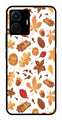 Autumn Leaf Metal Mobile Case for iQOO Z6 Pro 5G   (Design No -19)