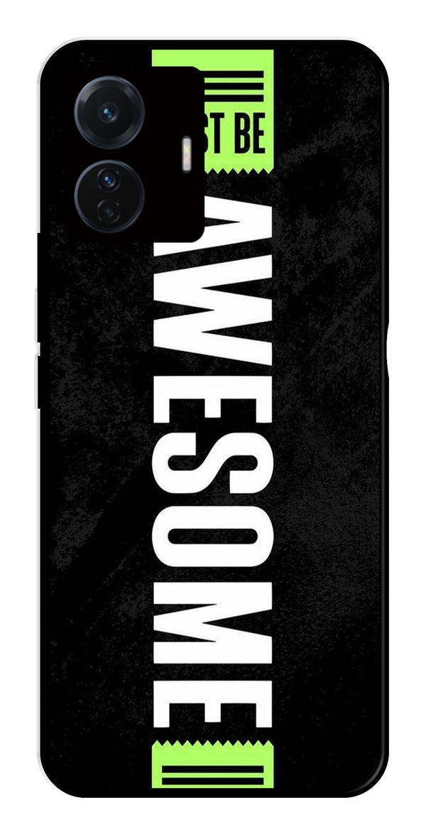 Awesome Metal Mobile Case for iQOO Z6 Pro 5G   (Design No -33)