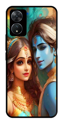 Lord Radha Krishna Metal Mobile Case for Vivo T2 5G