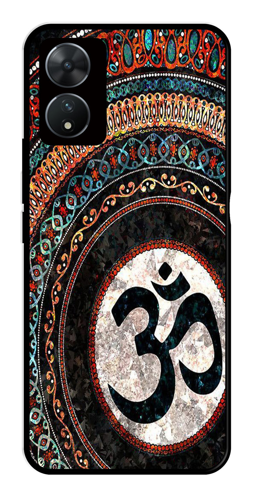 Oum Design Metal Mobile Case for Vivo T2 5G   (Design No -15)