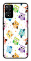 Owls Pattern Metal Mobile Case for Vivo T2 5G   (Design No -20)