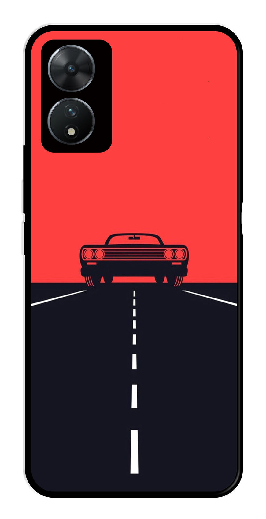 Car Lover Metal Mobile Case for Vivo T2 5G   (Design No -21)