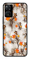 Autumn leaves Metal Mobile Case for Vivo T2 5G   (Design No -55)