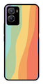 Muted Rainbow Metal Mobile Case for Vivo T2X 5G   (Design No -02)