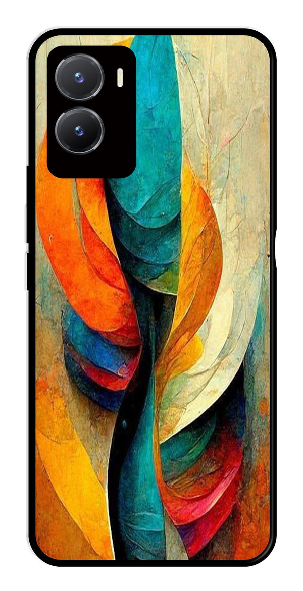 Modern Art Metal Mobile Case for Vivo T2X 5G   (Design No -11)