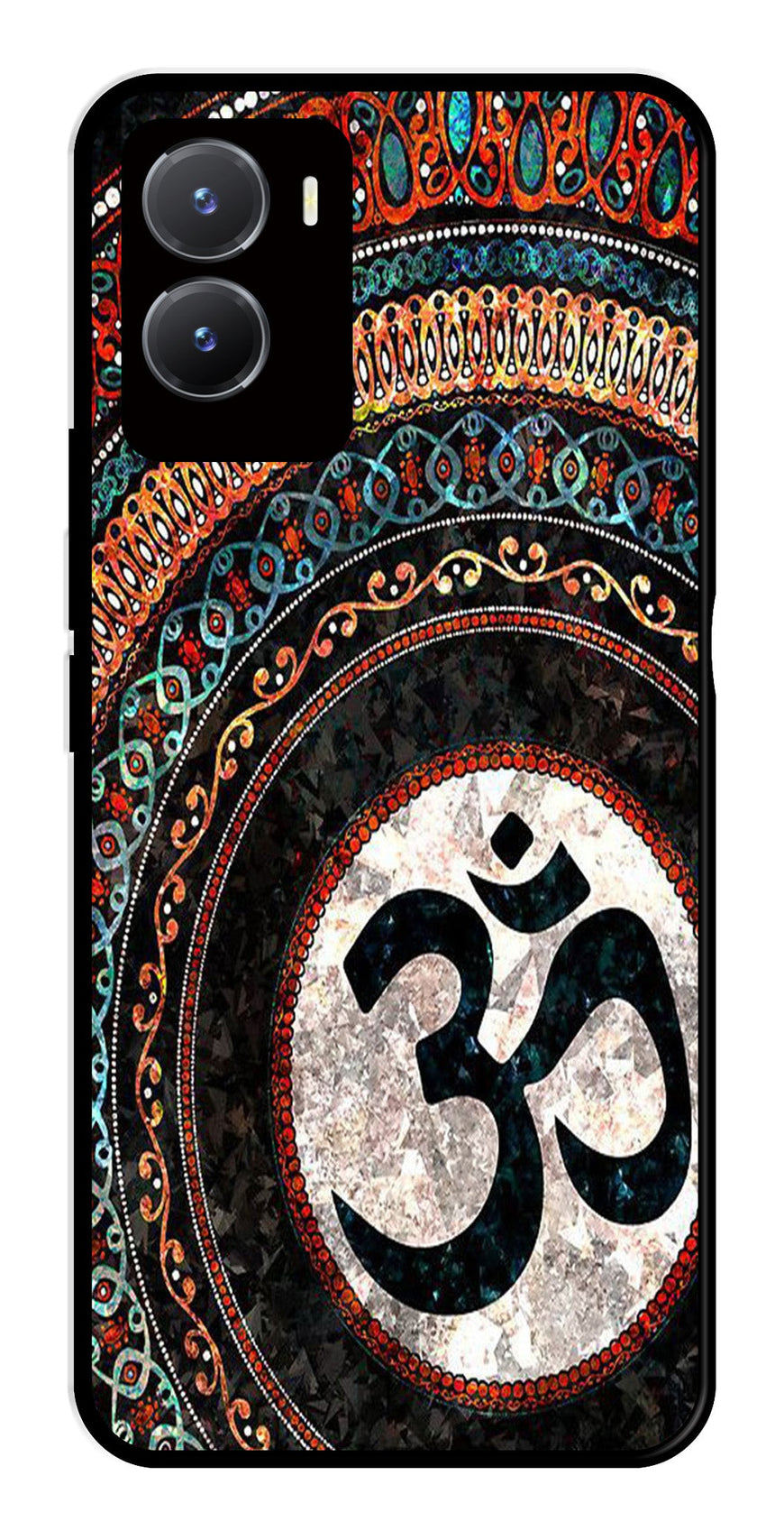 Oum Design Metal Mobile Case for Vivo T2X 5G   (Design No -15)