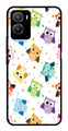 Owls Pattern Metal Mobile Case for Vivo T2X 5G   (Design No -20)