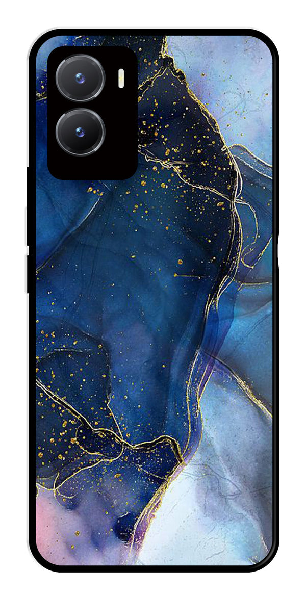 Blue Marble Metal Mobile Case for Vivo T2X 5G   (Design No -34)