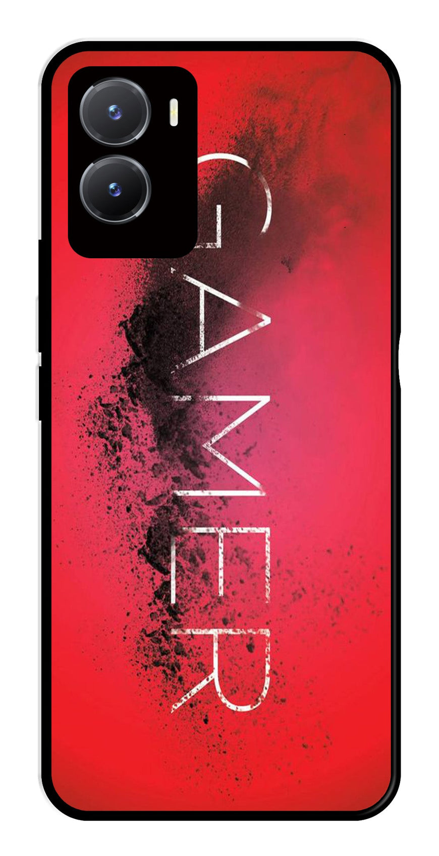 Gamer Pattern Metal Mobile Case for Vivo T2X 5G   (Design No -41)