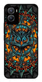 Owl Pattern Metal Mobile Case for Vivo T2X 5G   (Design No -42)