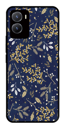 Floral Pattern  Metal Mobile Case for Vivo T2X 5G