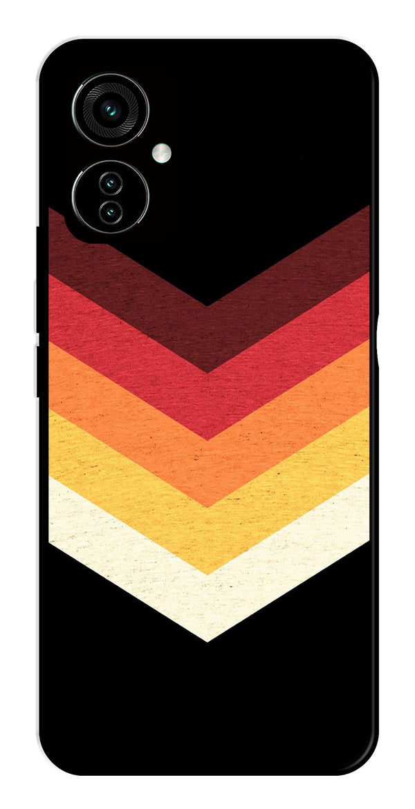 MultiColor Arrow Metal Mobile Case for Tecno Camon 19   (Design No -04)