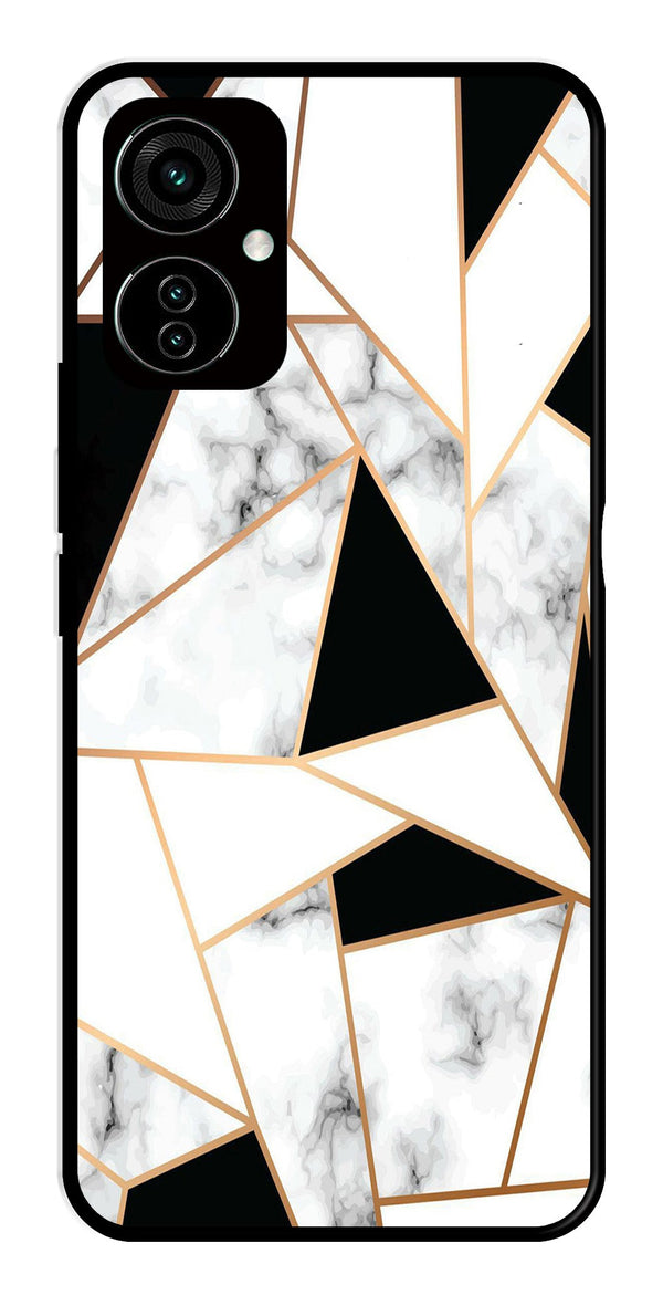 Marble Design2 Metal Mobile Case for Tecno Camon 19   (Design No -08)