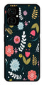 Floral Pattern2 Metal Mobile Case for Tecno Camon 19   (Design No -12)