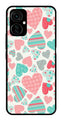 Hearts Pattern Metal Mobile Case for Tecno Camon 19   (Design No -22)