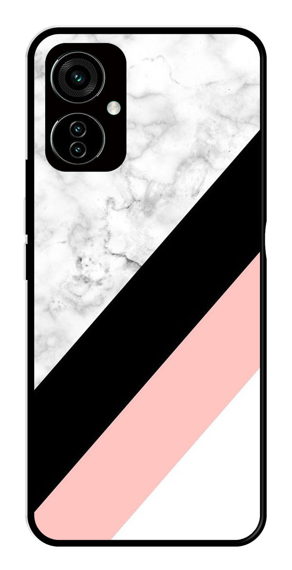 Marble Design Metal Mobile Case for Tecno Camon 19   (Design No -24)