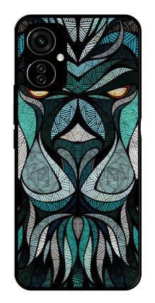 Lion Pattern Metal Mobile Case for Tecno Camon 19