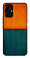 Orange Green Pattern Metal Mobile Case for Tecno Camon 19   (Design No -45)