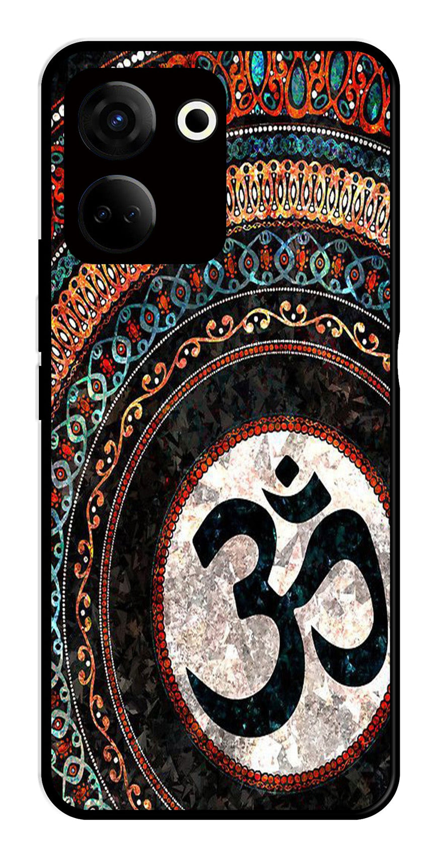 Oum Design Metal Mobile Case for Tecno Camon 20   (Design No -15)