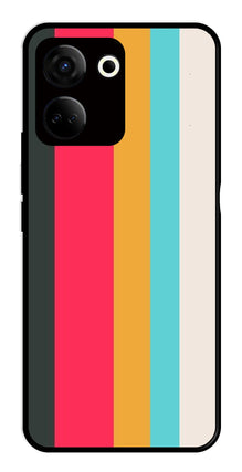 Muted Rainbow Metal Mobile Case for Tecno Camon 20
