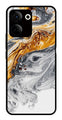 Marble Pattern Metal Mobile Case for Tecno Camon 20   (Design No -36)