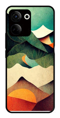 MultiColor Pattern Metal Mobile Case for Tecno Camon 20   (Design No -43)