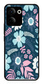 Flower Leaves Design Metal Mobile Case for Tecno Camon 20   (Design No -50)