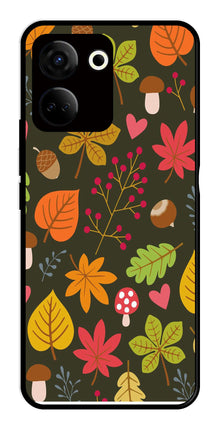 Leaves Design Metal Mobile Case for Tecno Camon 20