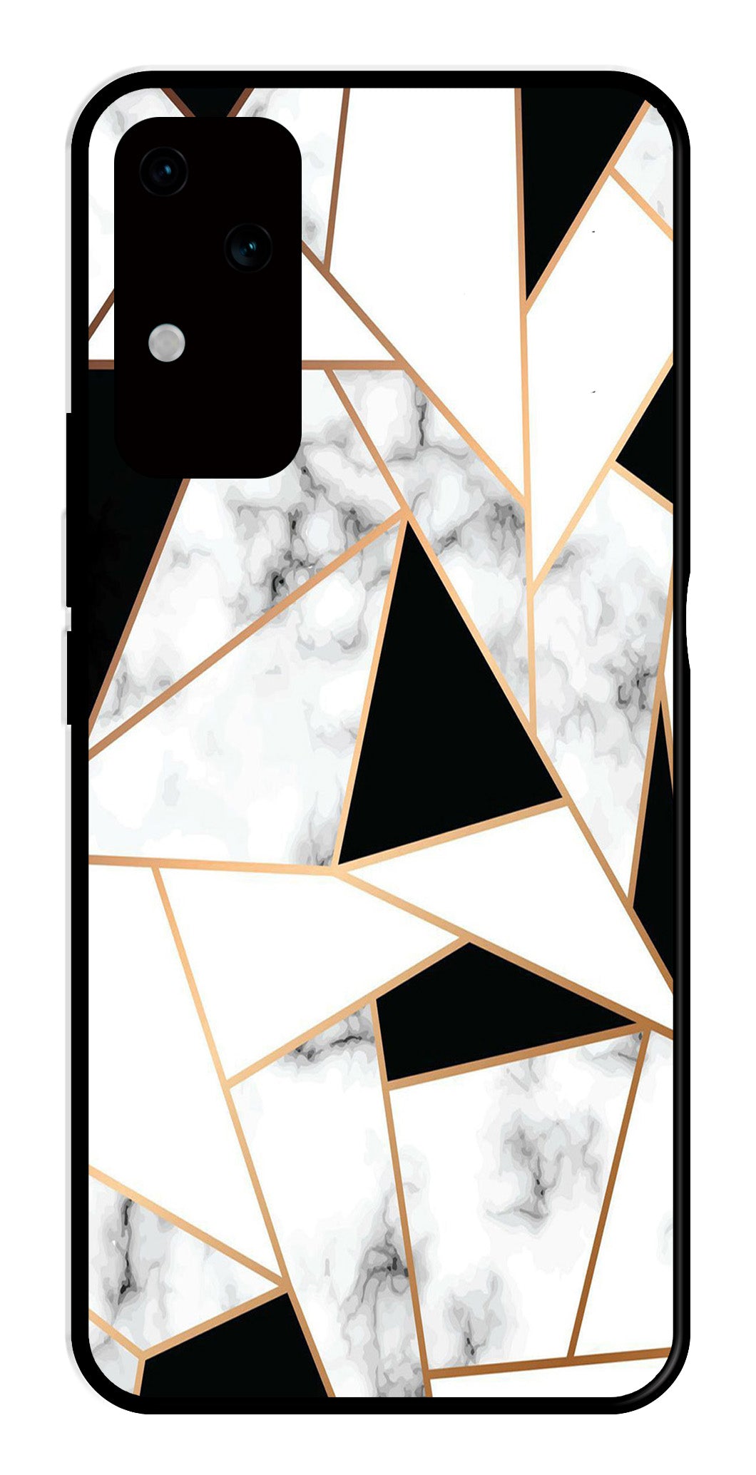 Marble Design2 Metal Mobile Case for Vivo S18 5G   (Design No -08)