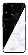 Black White Marble Design Metal Mobile Case for Vivo S18 5G   (Design No -09)