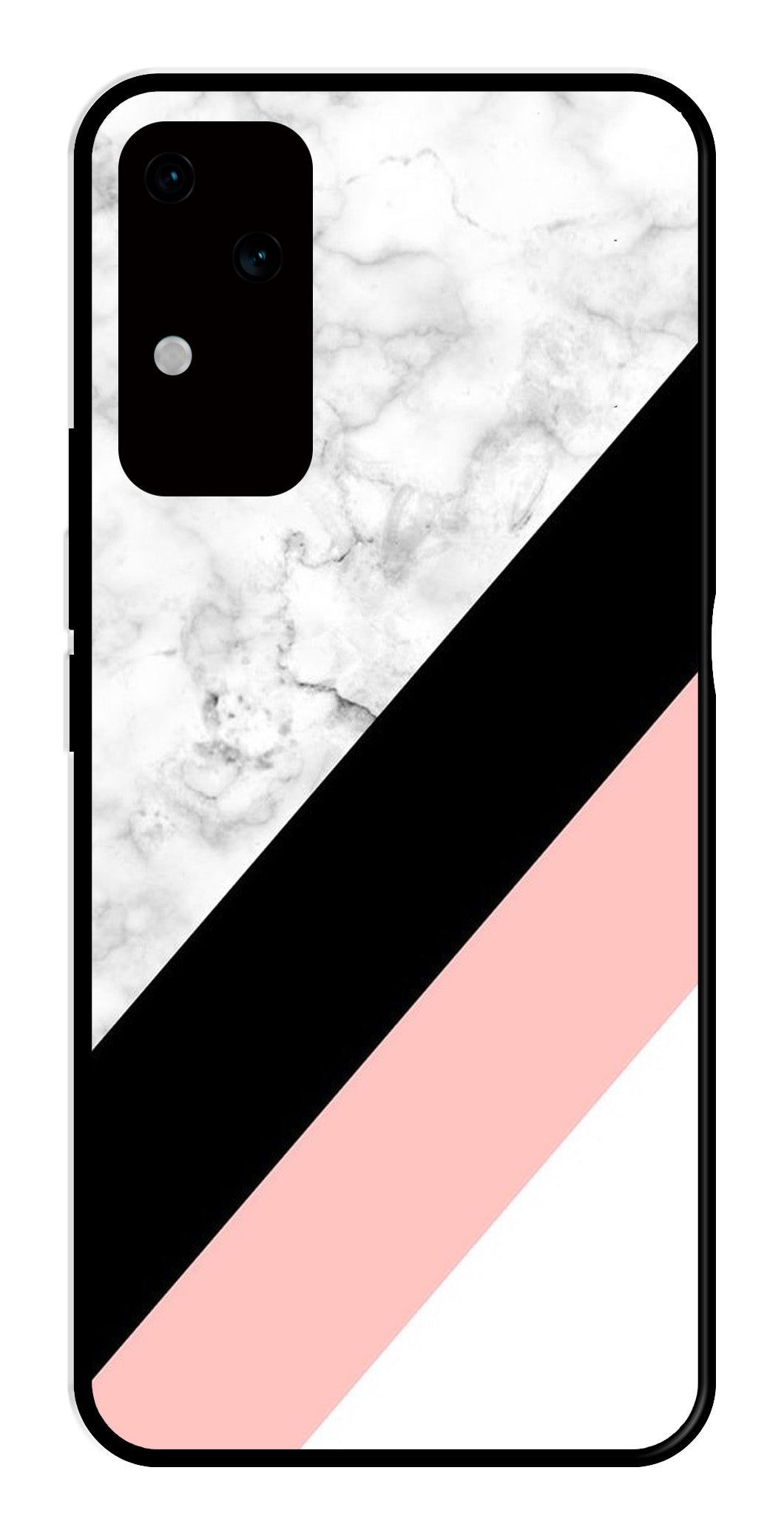 Marble Design Metal Mobile Case for Vivo S18 5G   (Design No -24)