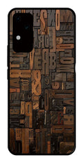 Alphabets Metal Mobile Case for Vivo S18 5G   (Design No -32)