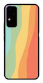 Muted Rainbow Metal Mobile Case for Vivo V30 Pro 5G   (Design No -02)